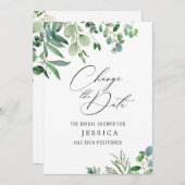 Vrijgezellenfeest uitgesteld Verander de datum Euc Kaart (Voorkant / Achterkant)