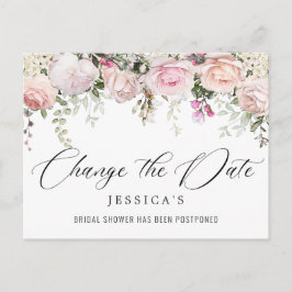 Vrijgezellenfeest uitgestelde datum Elegant Blush  Briefkaart