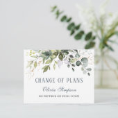Vrijgezellenfeest Uitgestelde datum legant Eucalyp Briefkaart (Staand voorkant)