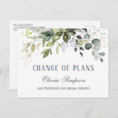 Vrijgezellenfeest Uitgestelde datum legant Eucalyp Briefkaart (Voorkant / Achterkant)