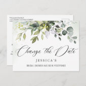 Vrijgezellenfeest Uitgestelde datum legant Eucalyp Briefkaart (Voorkant / Achterkant)