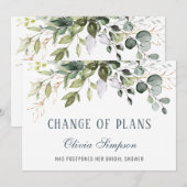 Vrijgezellenfeest Uitgestelde verandering van plan Kaart (Voorkant / Achterkant)