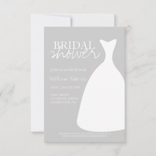 vrijgezellenfeest uitnodigen | Silhouette Kaart (Voorkant)