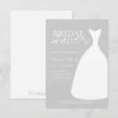 vrijgezellenfeest uitnodigen | Silhouette Kaart (Voorkant / Achterkant)