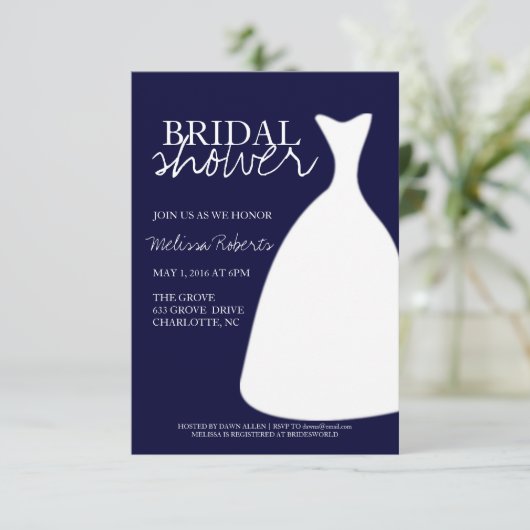 vrijgezellenfeest uitnodigen | Silhouette Kaart (Staand voorkant)