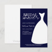 vrijgezellenfeest uitnodigen | Silhouette Kaart (Voorkant / Achterkant)