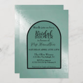 Vrijgezellenfeest uitnodigen tot waterverf feestdagenkaart (Voorkant / Achterkant)