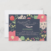 Vrijgezellenfeest Uitnodigen - Tuin, Bloemen, Eleg Kaart (Voorkant)