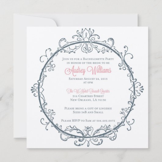 vrijgezellenfeest uitnodiging (Voorkant)