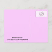 Vrijgezellenfeest Uitnodiging Briefkaart (Achterkant)