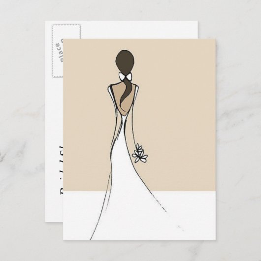 Vrijgezellenfeest Uitnodiging Briefkaart (Voorkant / Achterkant)