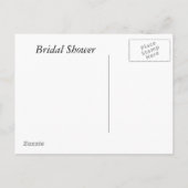 Vrijgezellenfeest Uitnodiging Briefkaart (Achterkant)