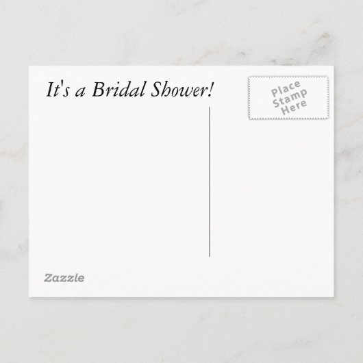 Vrijgezellenfeest Uitnodiging Briefkaart (Achterkant)