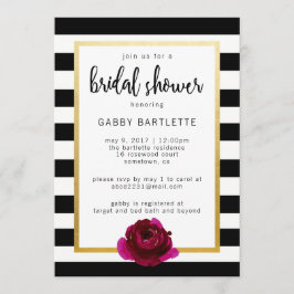 vrijgezellenfeest - Uitnodiging in zwart-wit en in