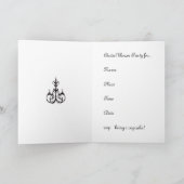 vrijgezellenfeest uitnodiging Marie Antoinette (Binnen)