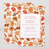 VRIJGEZELLENFEEST | uitnodiging voor koekjeskoekje (Voorkant / Achterkant)