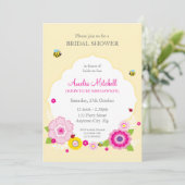 VRIJGEZELLENFEEST UITNODIGT :: tuin thema 1 Kaart (Staand voorkant)