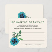 Vrijgezellenfeest vakantie ideeën Kaart | blauwe b (Voorkant / Achterkant)