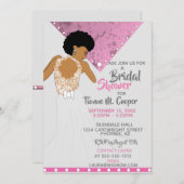 Vrijgezellenfeest van Afrikaanse Amerikaanse dames Kaart (Voorkant / Achterkant)