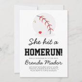 Vrijgezellenfeest van baseball Homerun-overloops Kaart (Voorkant)