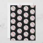 Vrijgezellenfeest van baseball Homerun-overloops Kaart (Achterkant)