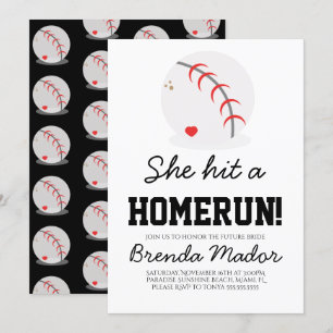 Vrijgezellenfeest van baseball Homerun-overloops Kaart