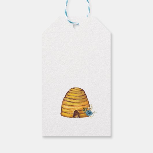 Vrijgezellenfeest van bijen cadeaulabel (Achterkant)