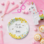 Vrijgezellenfeest van bijen papieren bordje (Feest)