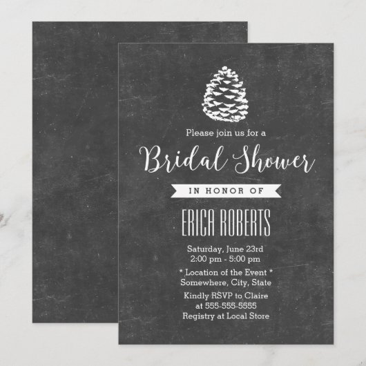 Vrijgezellenfeest van bijtende houtpine-kanonkerpl kaart (Voorkant / Achterkant)