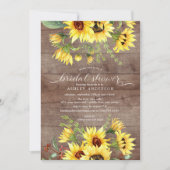 Vrijgezellenfeest van bittere geelzonnebloemen kaart (Voorkant)