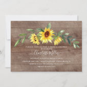 Vrijgezellenfeest van bittere geelzonnebloemen kaart (Voorkant)