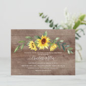 Vrijgezellenfeest van bittere geelzonnebloemen kaart (Staand voorkant)