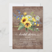 Vrijgezellenfeest van bittere geelzonnebloemen kaart (Voorkant)