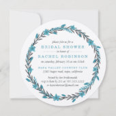 Vrijgezellenfeest van blauwe en winterFloral van C Kaart (Voorkant)