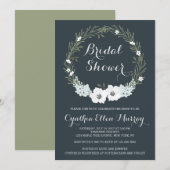 Vrijgezellenfeest van  bloemen kaart (Voorkant / Achterkant)