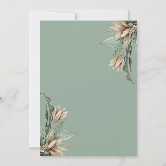 Vrijgezellenfeest van  bloemen voor wijnbereiding kaart (Achterkant)