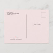 Vrijgezellenfeest van bloemetjes van gemiddelde bo uitnodiging briefkaart (Achterkant)