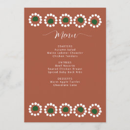 Vrijgezellenfeest van Boho Barro Menu