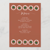 Vrijgezellenfeest van Boho Barro Menu (Voorkant)