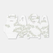 Vrijgezellenfeest van botanische olie bedankdoosjes (Uitgevouwen)