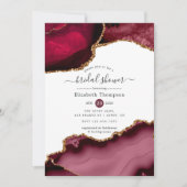 Vrijgezellenfeest van Bourgogne en Gold Agate Kaart (Voorkant)