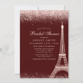 Vrijgezellenfeest van Bourgondië-eiffeltoren Kaart (Voorkant)