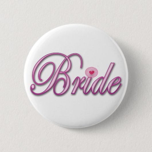 vrijgezellenfeest van bride bachelorette ronde button 5,7 cm (Voorkant)