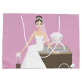 vrijgezellenfeest van bride groot cadeauzakje (Achterkant)