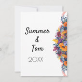 Vrijgezellenfeest van Bright Summer Sunflower uitn Kaart (Achterkant)