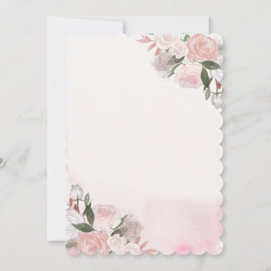 Vrijgezellenfeest van Brunch en Bubbel Glitter Win Kaart (Achterkant)