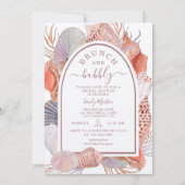 Vrijgezellenfeest van Brunch en Bubble Beach Seash Kaart (Voorkant)