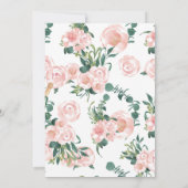 Vrijgezellenfeest van champagne en blokjes kaart (Achterkant)