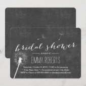  Vrijgezellenfeest van Dandelion Chalkboard Kaart (Voorkant / Achterkant)