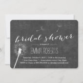 Vrijgezellenfeest van Dandelion Chalkboard Kaart (Voorkant)